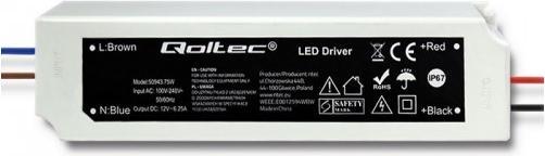 Actual product image Qoltec Zasilacz LED Driver 75W 6.25A (50943)