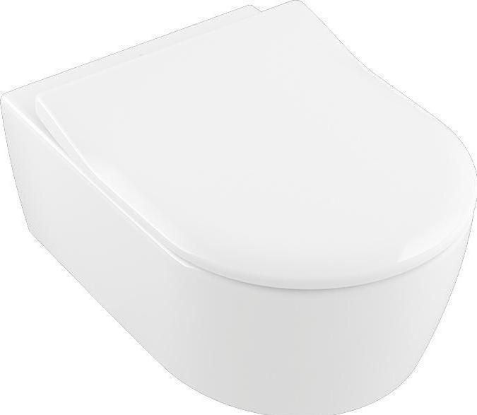 Villeroy & Boch V&B Combi-Pack AVENTO m WWC ti. DF u WC-Sitz SlimSeat we C+