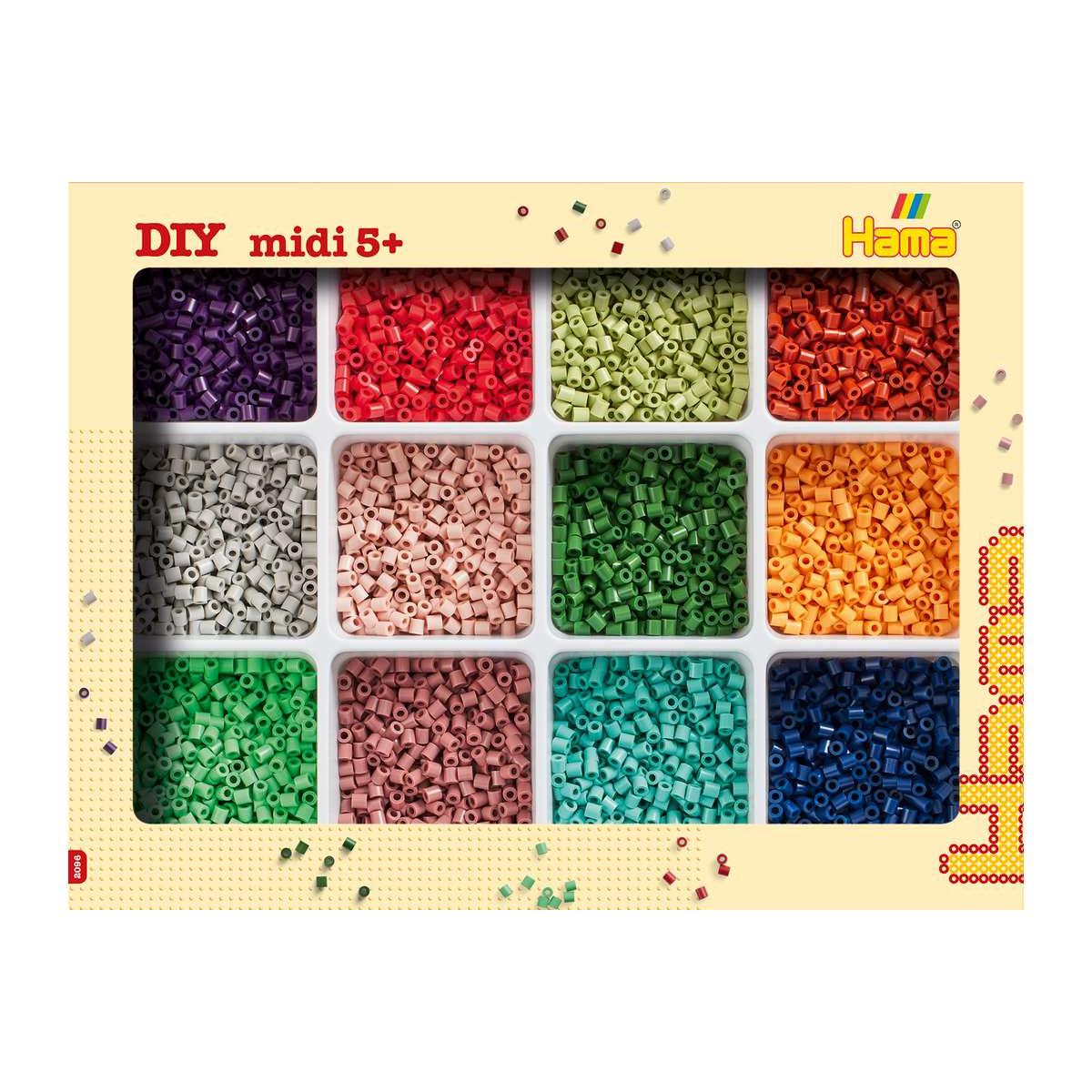 Thumbnail - Hama - Midi Beads and Storage, New 2025 - (382096)