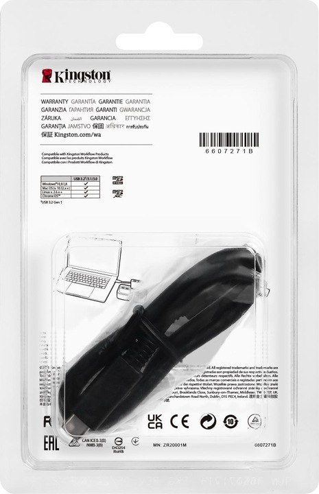 Image du produit Kingston Lecteur de carte Flux de travail externe Double slot mSD (USB 3.1)