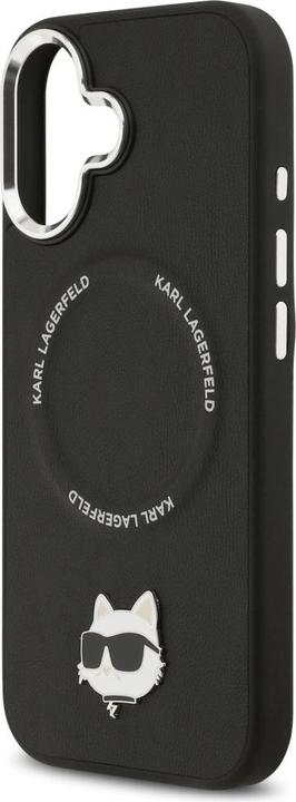 Actual product image Karl Lagerfeld - Leather MagSafe - iPhone 17 - Black (Apple iPhone 17)