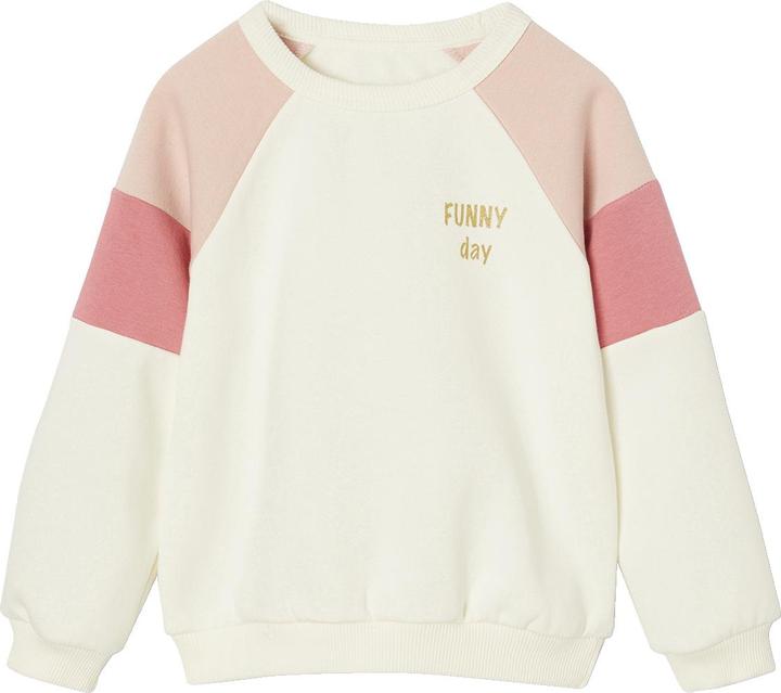 Actual product image Vertbaudet Mädchen Colorblock-Sweatshirt mit Recycling-Polyester (128)