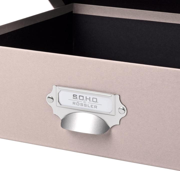 Immagine prodotto Rössler Storage Box S.O.H.O. Rosa antico (337 x 255 x 105 mm, 9 l)