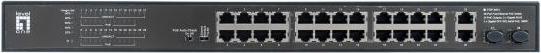 Actual product image LevelOne Switch 28x FE FGP-2831 2xGE 2xGSFP 802.3xPoE (28 ports)
