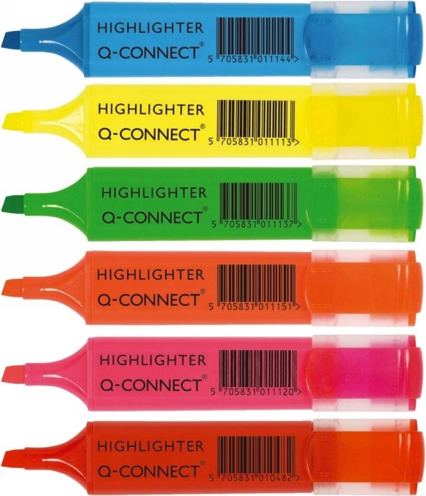 Produktbild Q-Connect Textmarker Economy (Mehrfarbig, 1 mm, 1 x)