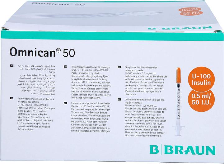 Actual product image B.Braun Insulin 50