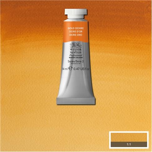 Actual product image Winsor & Newton Watercolour proff. 14ml Gold Ochre 285 (Brown, Yellow, 14 ml)
