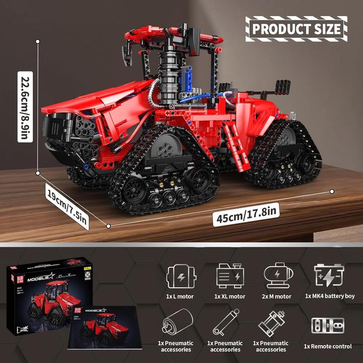Image du produit Mould King Technik RC Quadtrac 600 Traktor