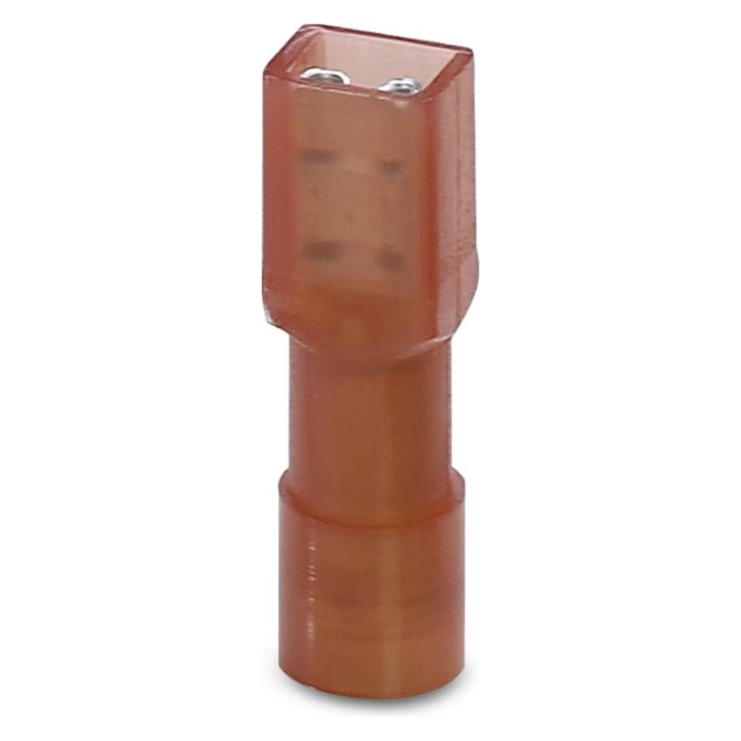 Phoenix Contact Rosso Larghezza Presa: 4,8 Mm Spessore Spina: 0,8 Mm 180° Completamente Isolato 3240537 50 Pz., Cavo + Spina Elettrica,