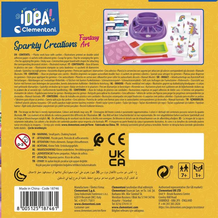 Actual product image Clementoni Sparkly Creations - Fantasy Art