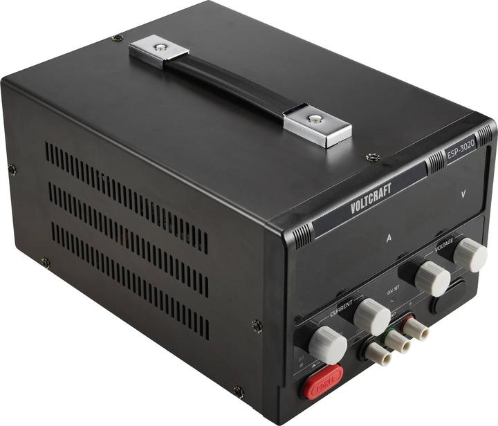 Produktbild Voltcraft Labornetzgerät, einstellbar 0 - 30 V/DC 0 - 20A 600W Steckanschluss 4mm schmale Bauform A