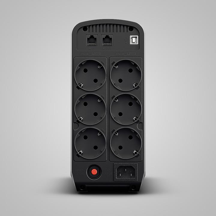 Produktbild Cyberpower CP900EPFCLCD 900VA/540W Line-Interactive Sinuswelle USB LowNoise 6x Schuko komp. zu QNAP TS-251 S... (900 VA, 540 W, Line-Interaktiv USV)