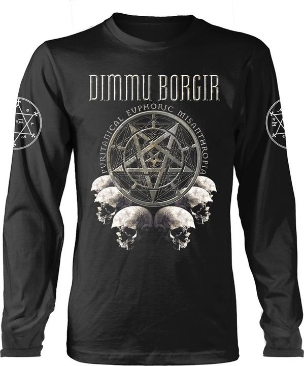 Immagine prodotto Dimmu Borgir Puritanical Euphoric Misanthropia Skulls (Longsleeve) (L)