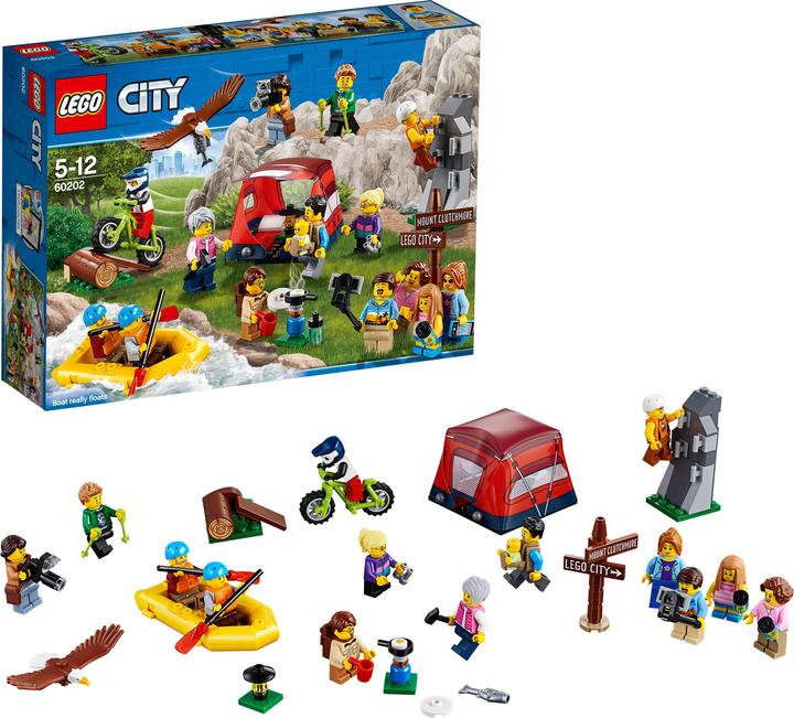 Image du produit LEGO Ensemble de figurines - Les aventures en plein air (60202, LEGO City)