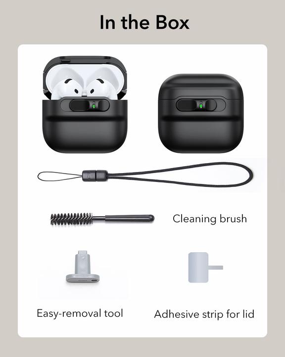 Actual product image ESR PULSE CASE AirPods4 (Headphone sleeve)