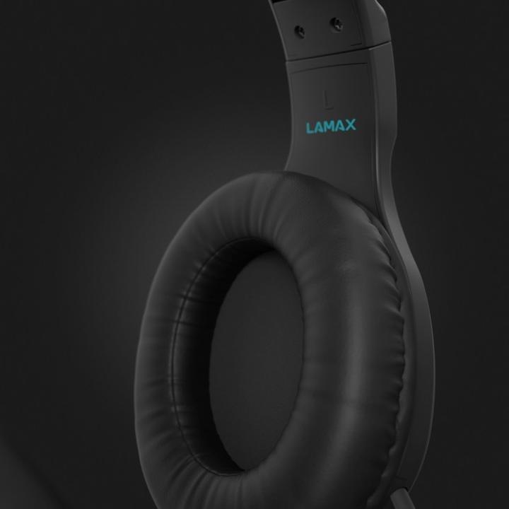 Produktbild Lamax LMXHGU1 headphones/headset Wired Head-band Gaming Black (Kabelgebunden)