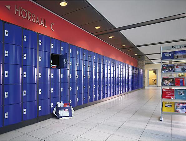 Actual product image C+P Resisto 4-fold compartment locker (39.60 x 54 x 195 cm)