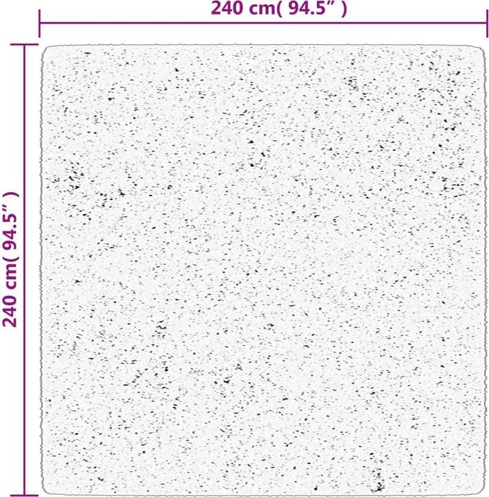 Produktbild vidaXL Teppich (240 x 240 cm)