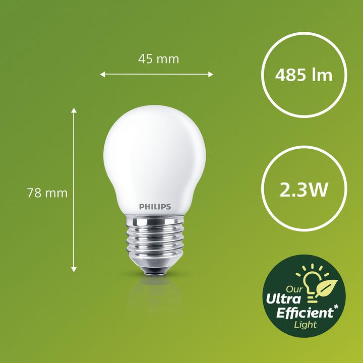 Actual product image Philips Ultra Efficient (E27, 2.30 W, 485 lm, 1 x, A)