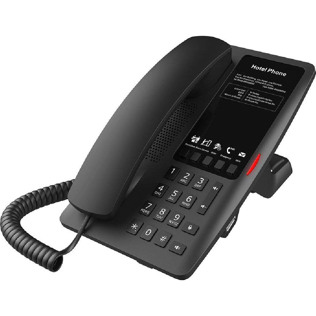 Fanvil H4W-Black, Telefon, Schwarz