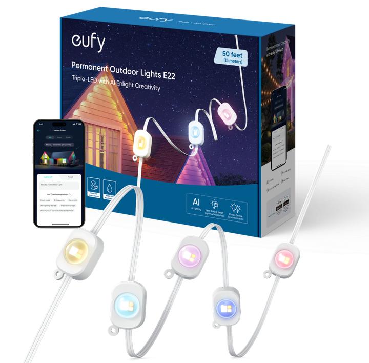 Actual product image eufy Permanent Outdoor Light, 15m (15 m)