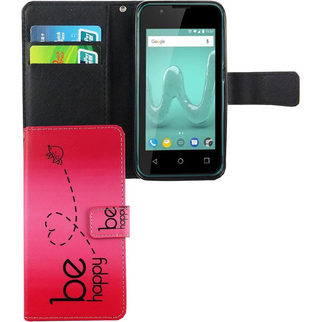 König Design Hülle Handy Schutz für Wiko Sunny 2 Case Cover Tasche Wallet Etui Handyhülle Neu (Wiko Sunny 2), Smartphone...