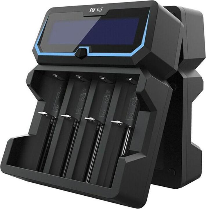 Actual product image Xtar Battery charger for X4 18650 AA AAA cells Ni-MH Li-Ion 4 places (1 pcs., 12650, 13500, 13650, 14500, 14650, 16340, 16650, 17335, 17355, 17500, 17650, 17670, 18350, 18490, 18500, 18650, 18700, 20650, 21700, 22650, A, Sub-C, AA, AAA, Battery + charger)