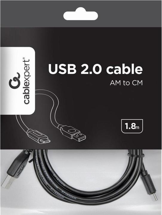 Actual product image Gembird A - C (1.80 m, USB 2.0, 36 W)