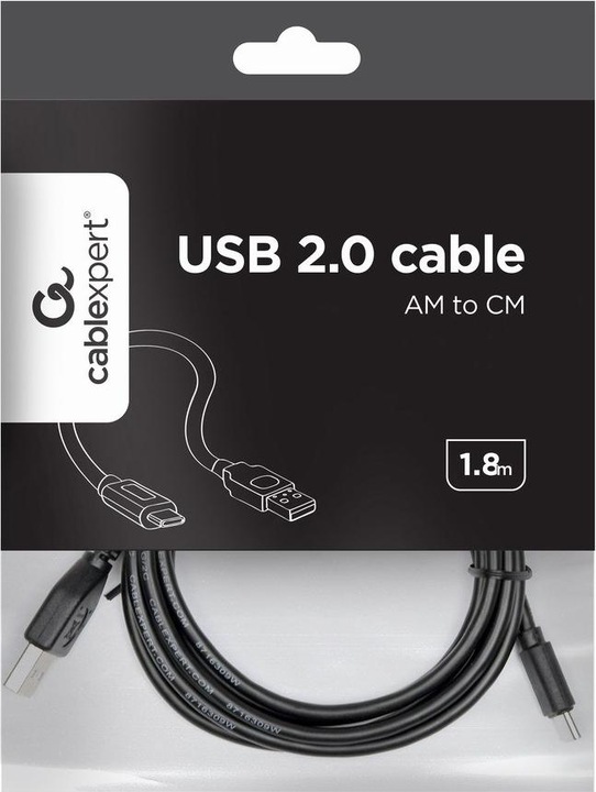 Actual product image Gembird A - C (1.80 m, USB 2.0)