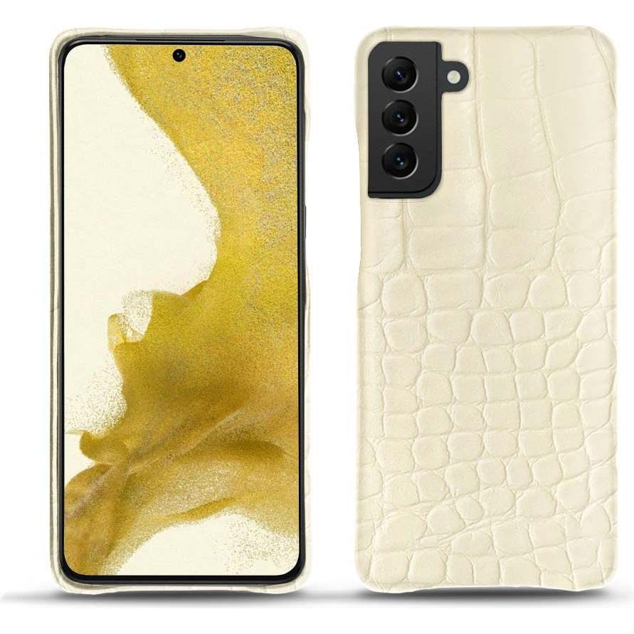 Thumbnail - Noreve Lederschutzhülle (Samsung Galaxy S22+), Smartphone Hülle, Weiss