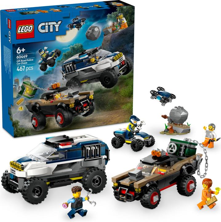 Produktbild LEGO Verfolgungsjagd im Polizeigeländewagen (60449, LEGO City)