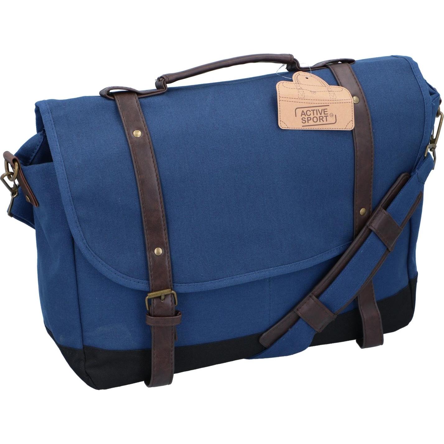 HTI-Living Laptoptasche Schultertasche, Notebooktasche, Blau
