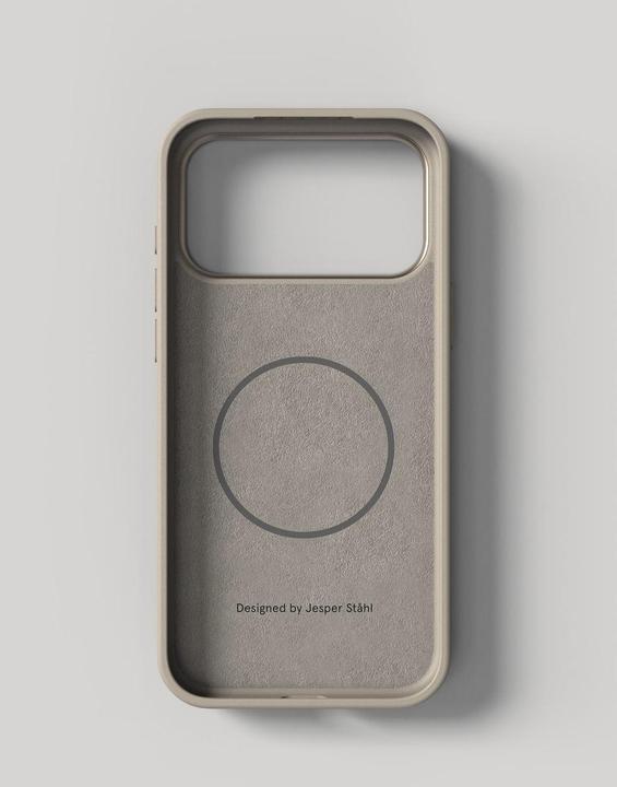 Actual product image Nudient Bold MagSafe Case Apple iPhone 17 Pro Max Linen Beige (Apple iPhone 17 Pro Max)