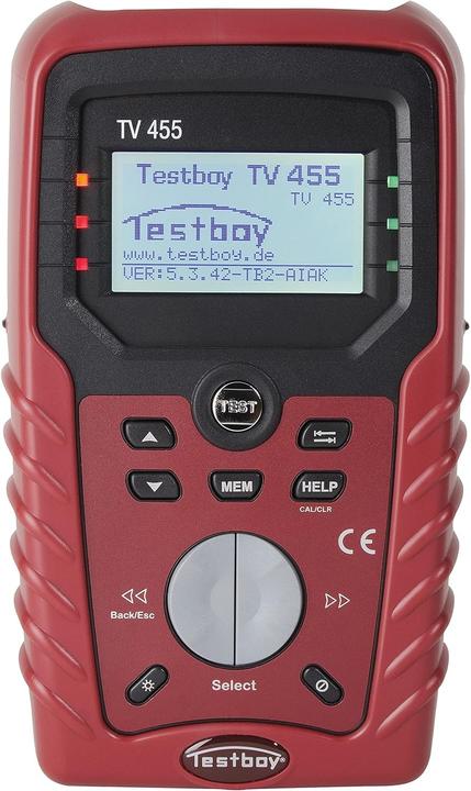 Actual product image Testboy Appliance tester TV 455 EN 61326 (CAT IV 300V, CAT III 600V)