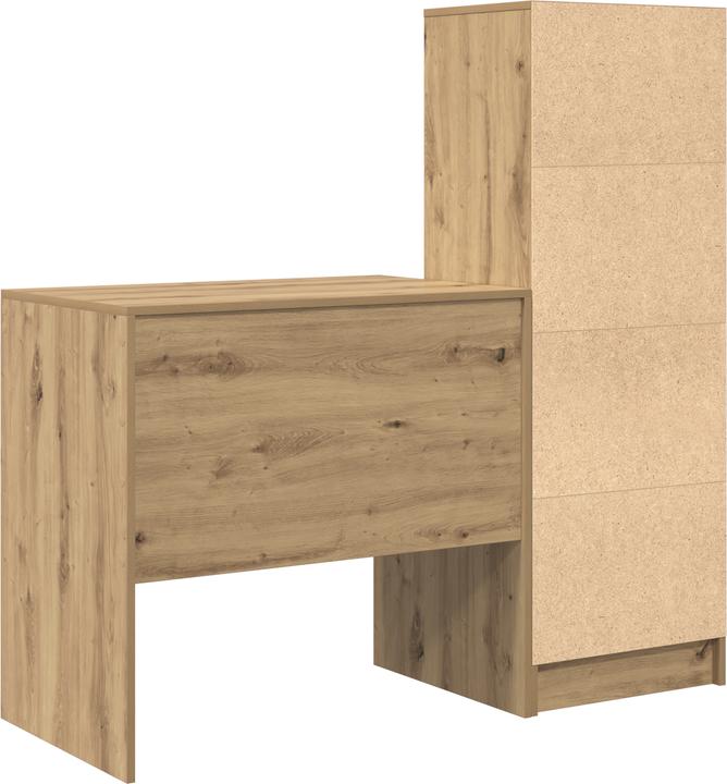 Produktbild vidaXL Artisan Eiche Schreibtisch (50 x 50 x 127 cm)
