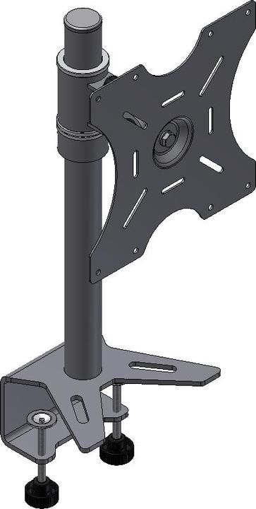 Produktbild edbak Tischhalterung MSV1 bis 15 kg – Schwarz (Tisch, 46", 15 kg)