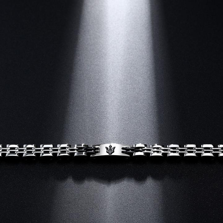 Immagine prodotto Maserati Bracciale iconico (21.50 cm, Acciaio inossidabile)