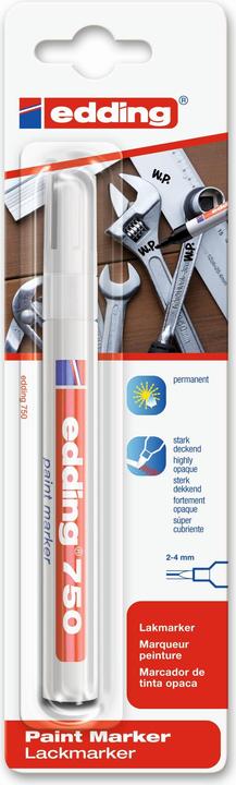 Immagine prodotto Edding 750 (Bianco, 4 mm, 1 x)