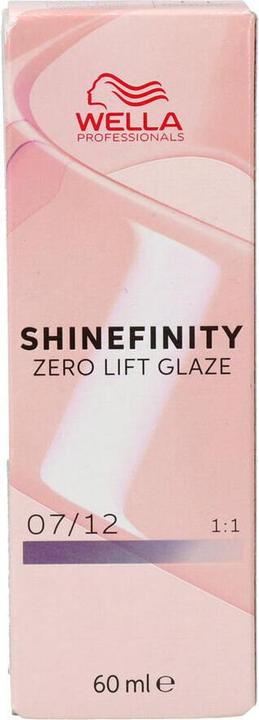 Wella Shinefinity 07/12 Medium Ash Blonde Matte Demi-Permanent Hair Color 60ml (07, 12 Medium Ash Blonde Matte)