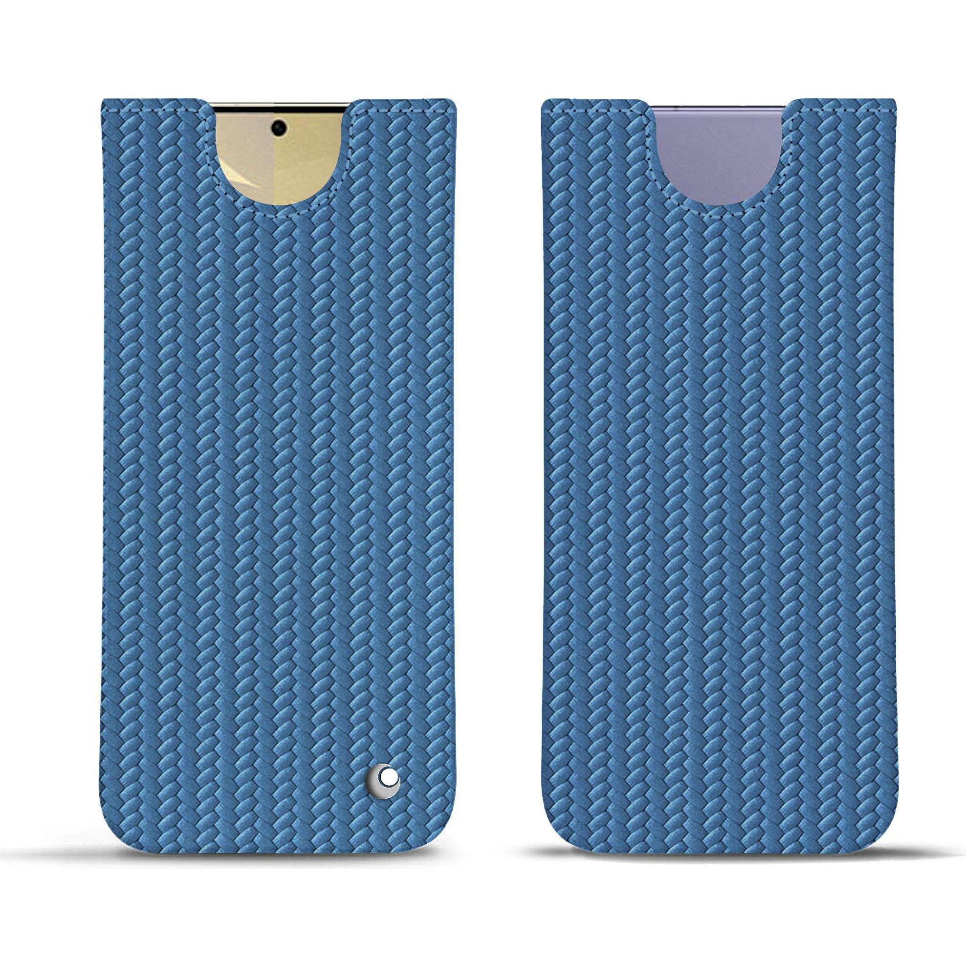 Noreve Lederschutzhülle (Samsung Galaxy S24+), Smartphone Hülle, Blau