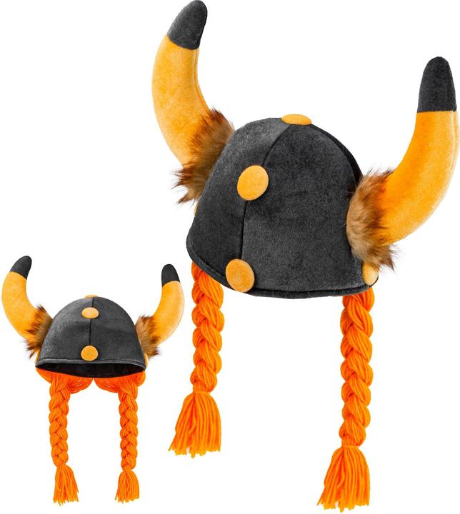 Actual product image Widmann Wikingerhelm Mit Zöpfen