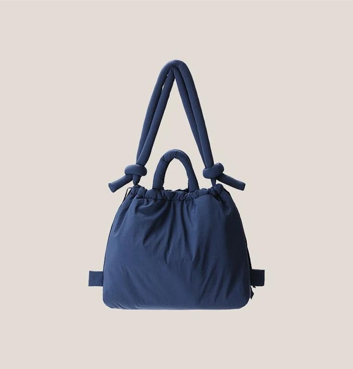 Only-Bags.Store Lässige Nylon gepolsterte Tragetasche Designer weiche Puffer Schulter Crossbody Taschen Einfache