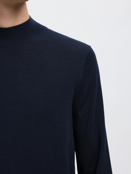 Actual product image Selected Homme Slhtray Ls Knit Merino Mock Neck Noos (L)