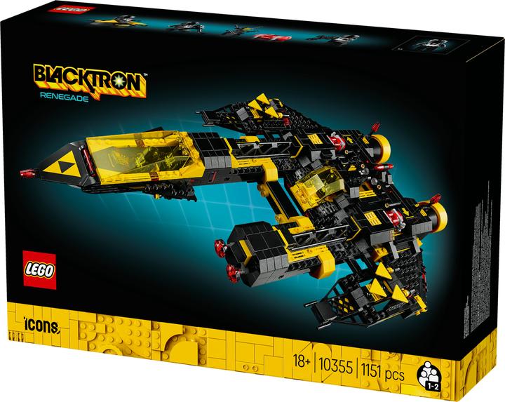 Actual product image LEGO Blacktron Renegade (10355, LEGO Icons, LEGO Rare Sets)