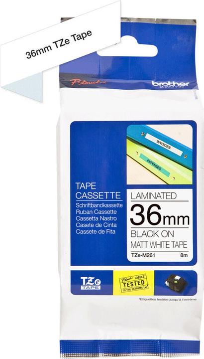 Produktbild Brother TZe-M261 Matt (3.60 cm, Transparent)