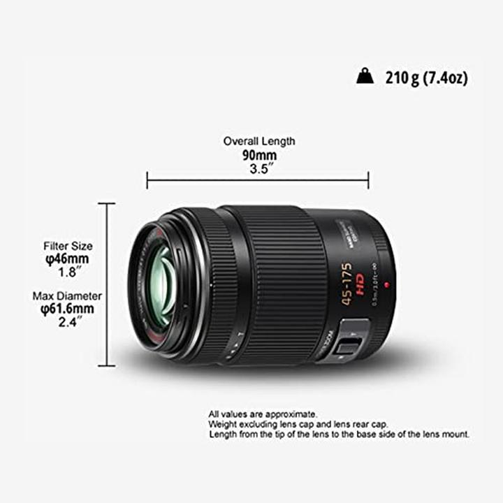 Actual product image Panasonic Lumix G X Vario 45-175mm f/4.0-5.6 PZ (Micro Four Thirds, Micro Four Thirds)