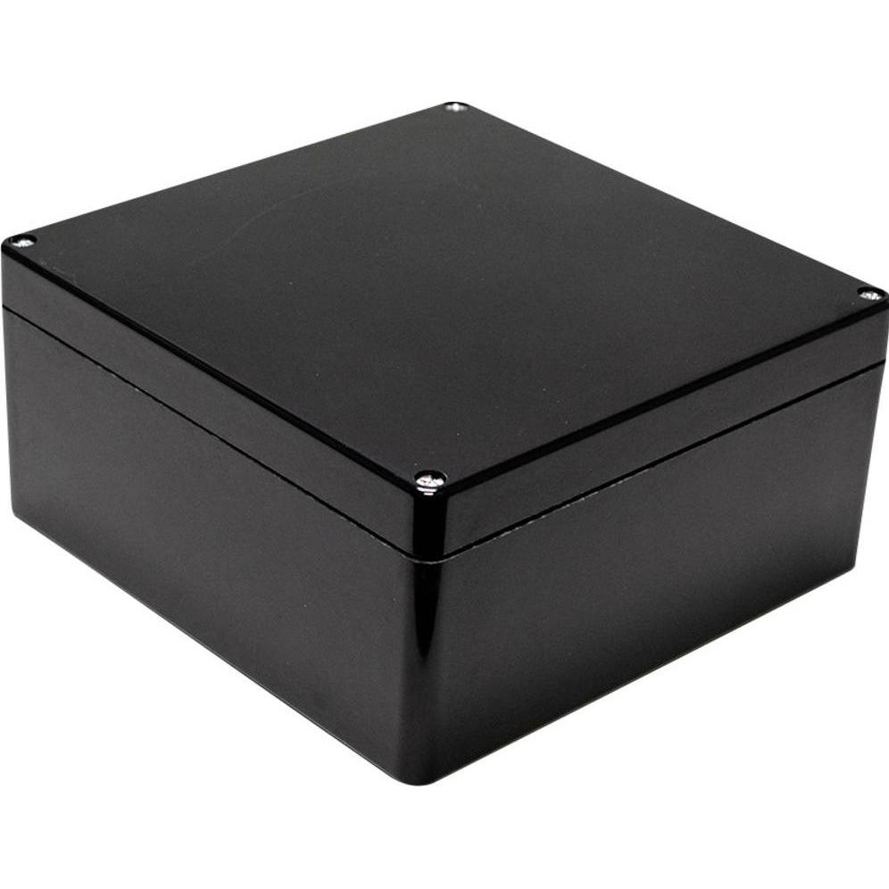 Hammond 1590ZGRP234BK Universal-Gehäuse 255 x 250 120 Polyester Schwarz 1 St. (Gehäuse), Elektronikz