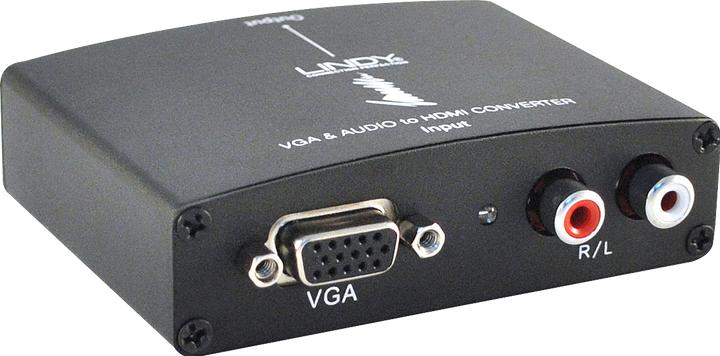 Produktbild Lindy VGA + Audio an HDMI Konverter Maximale Aufloesung 1080p keine Skalierung (Extender)