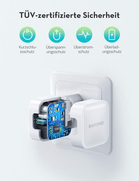 Actual product image RAVPower RP-PC120 (30 W)