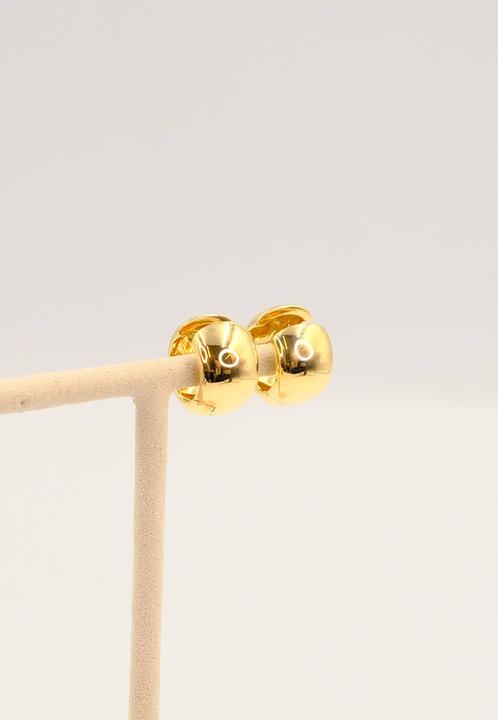 Actual product image Muau Creoles (750/18K yellow gold)